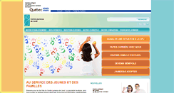 Desktop Screenshot of centrejeunessedelaval.ca